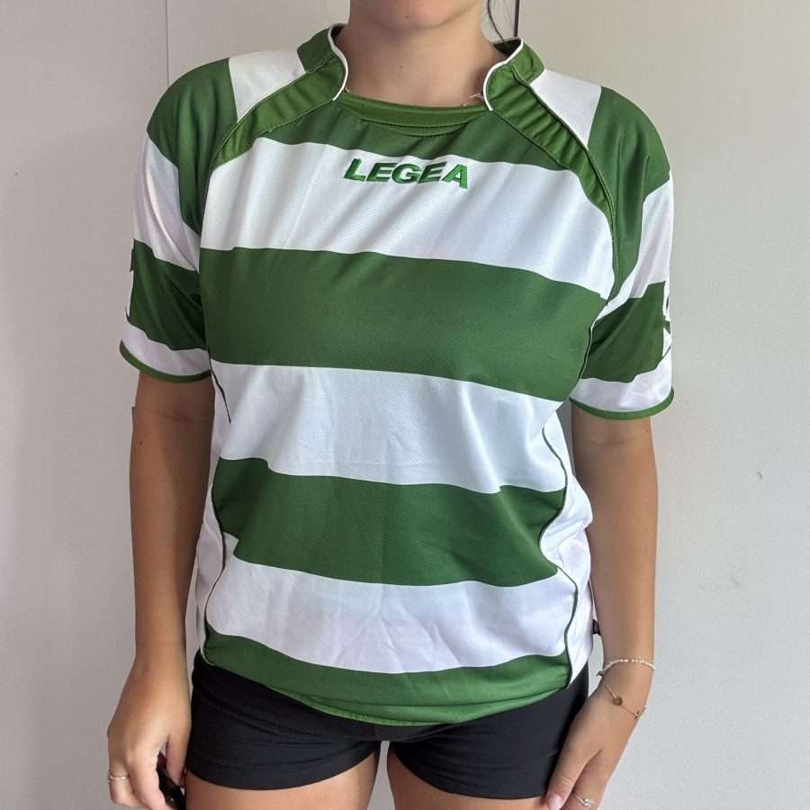 Shop All 489 Y2K Striped Football Top