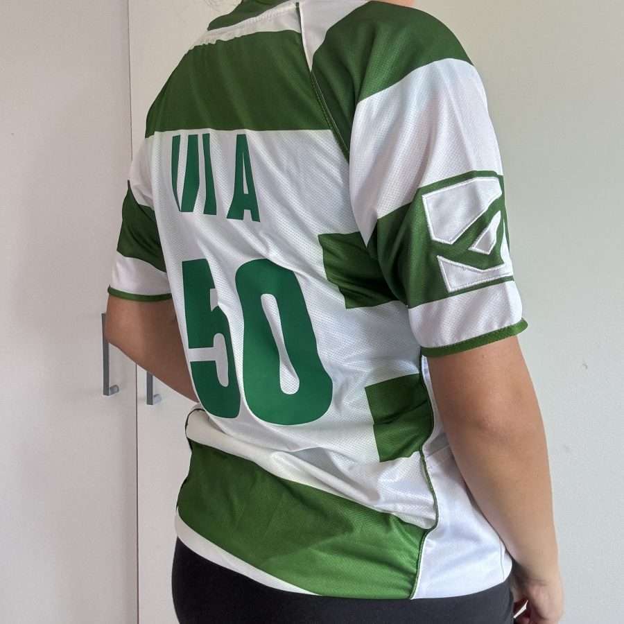 Shop All 491 Y2K Striped Football Top