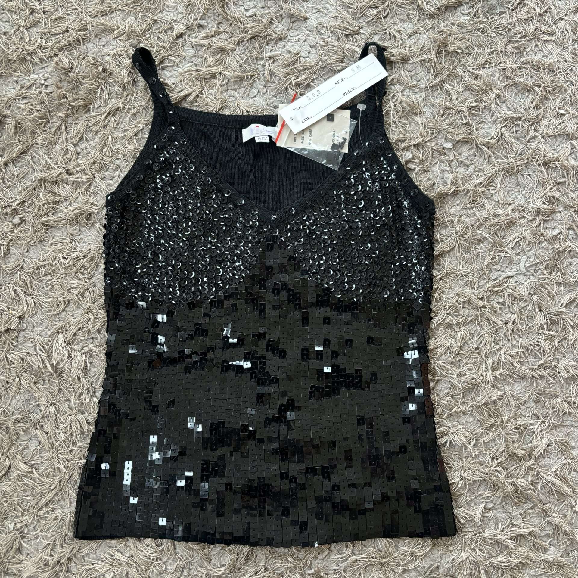 Black Sequin Top (S/M) 1 img 4749 scaled