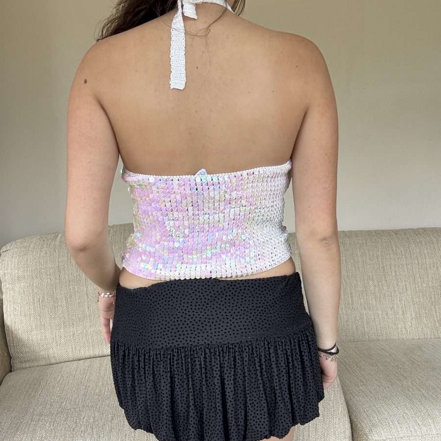 Shop All 291 Iridescent Halter Neck Top (M/L)