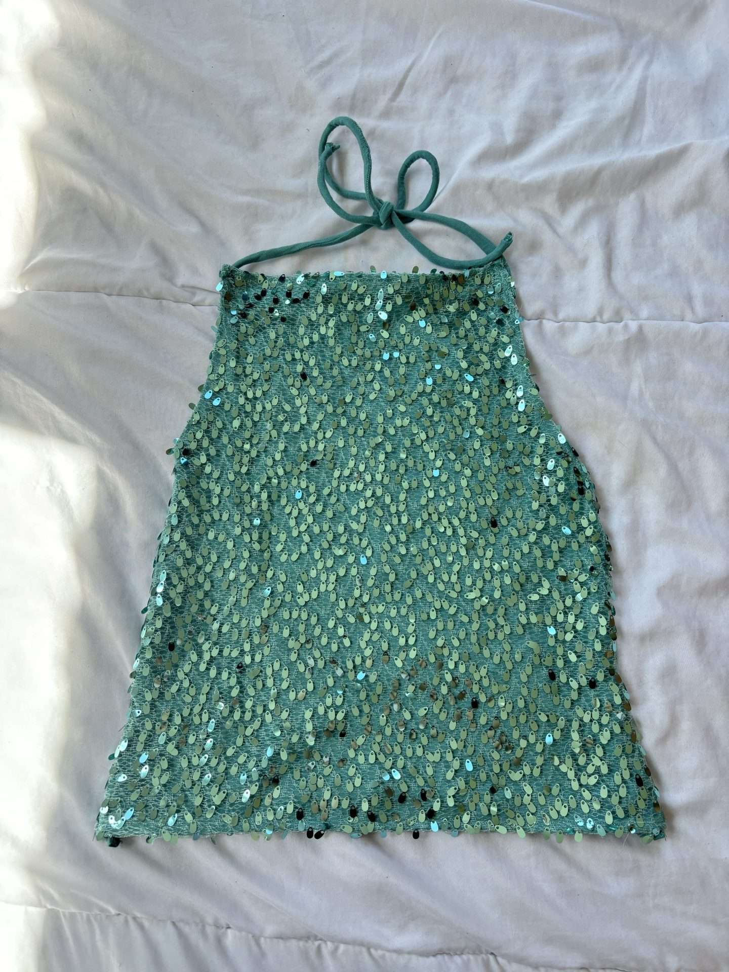 Handmade Sequin Dark Blue Top 4 img 3052 scaled