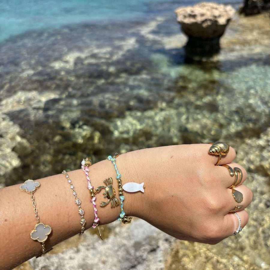 Shop All 349 Green Charm Bracelet