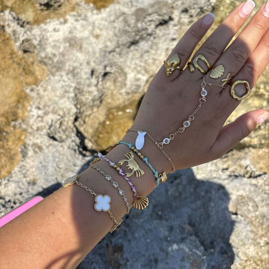 Shop All 355 Gold Hand Chain