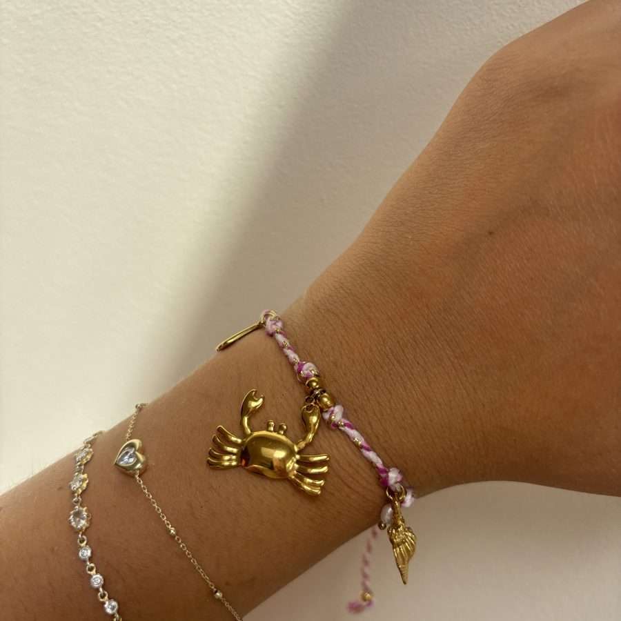 Shop All 341 Pink Charm Bracelet
