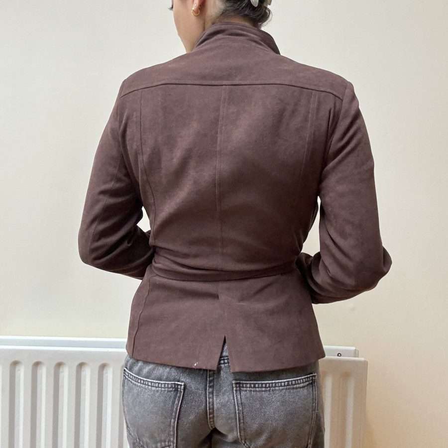 Shop All 267 Brown Short Tie Up Trench (L)