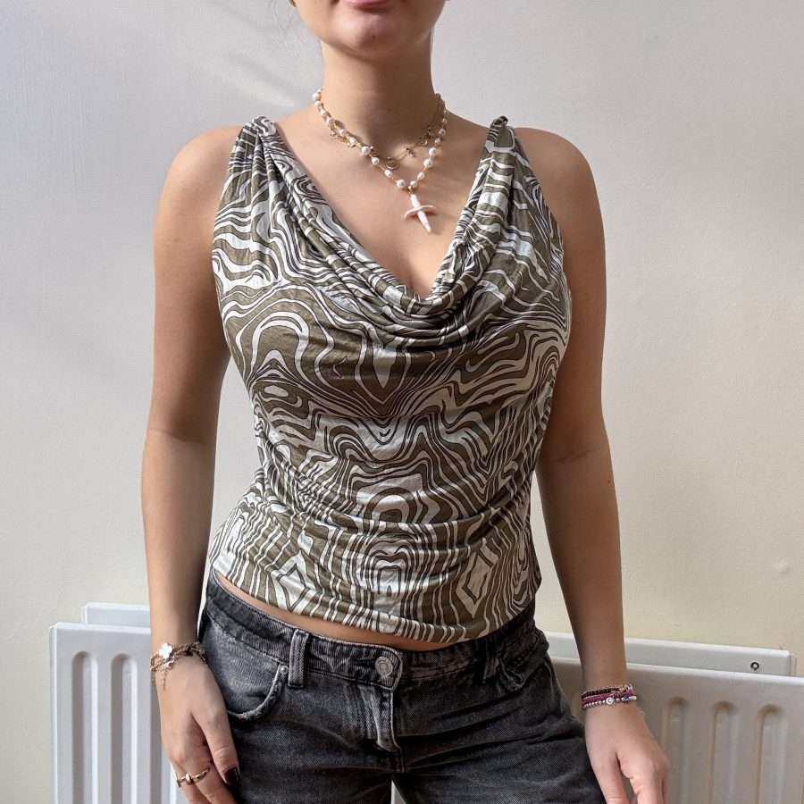 Shop All 233 Vintage Cowl Neck Flowy Top (S)