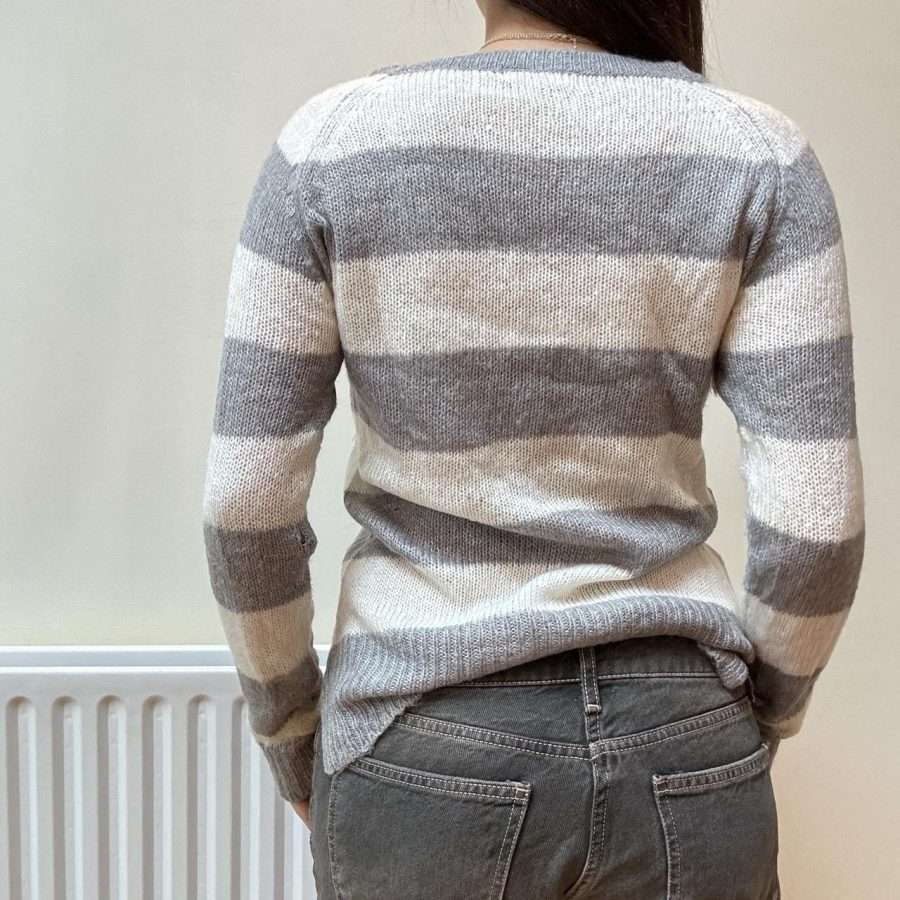 Shop All 223 Knitted Striped Vintage Jumper (M)