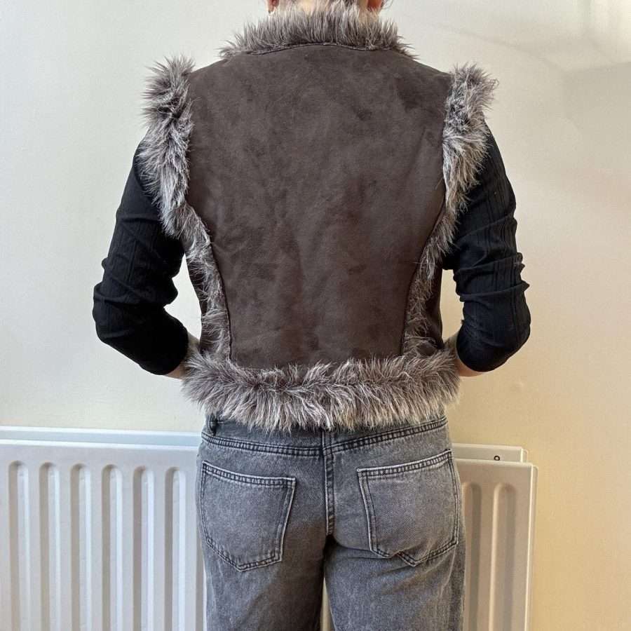 Shop All 211 Brown Fairy Faux Fur Gilet (L)