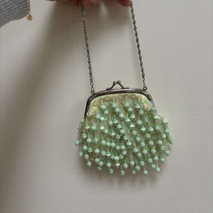 Shop All 185 Green Sequin Beaded Mini Bag