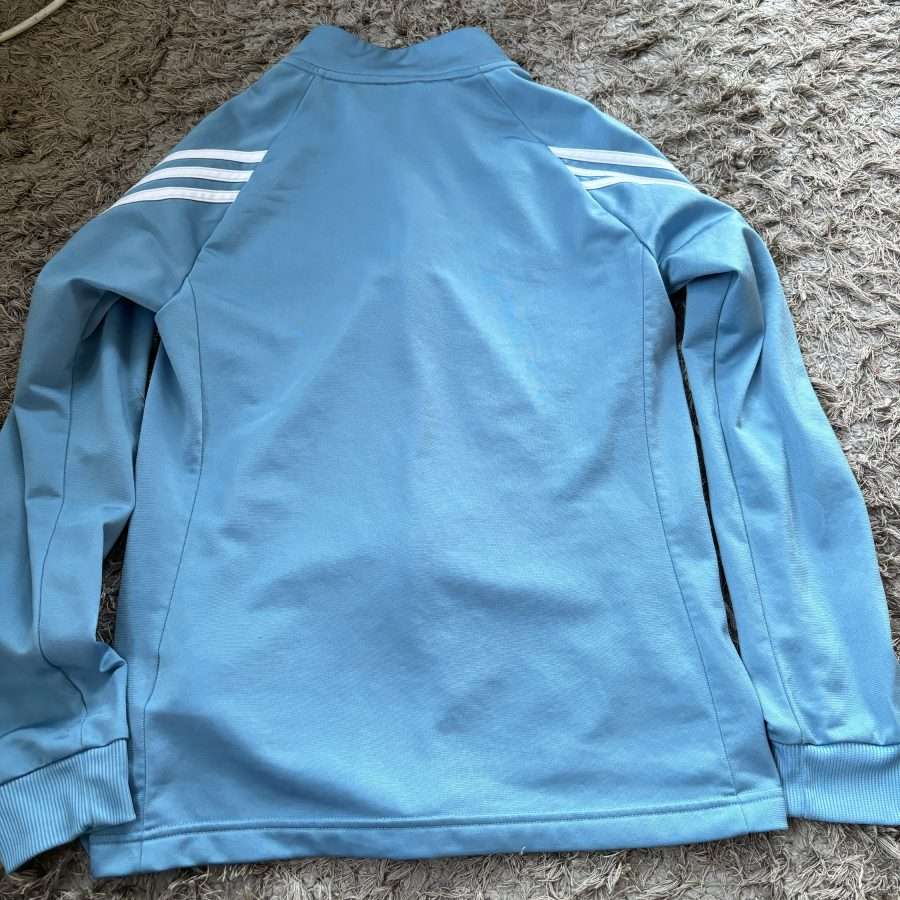 Shop All 171 Adidas 3 Stripes Blue Jacket (XS)