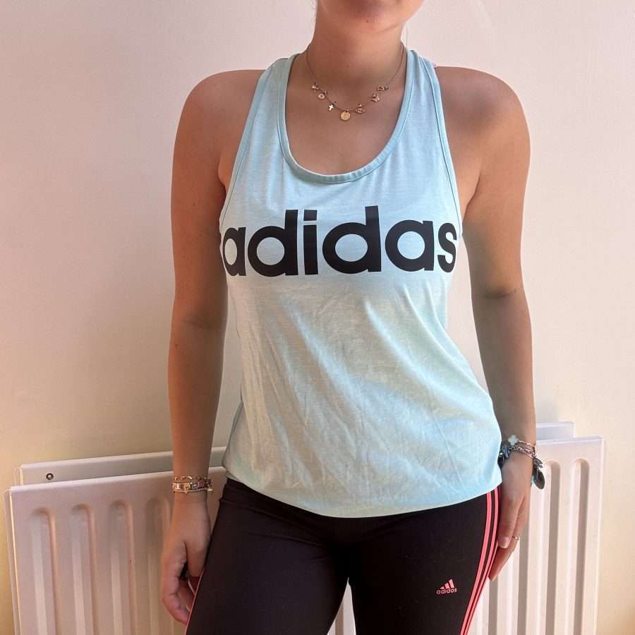 Shop All 13 Teal Y2K Adidas Tank Top (S)