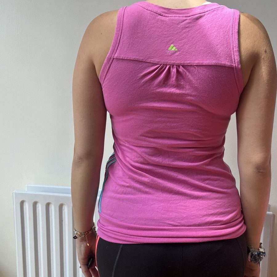 Shop All 23 Pink Y2K Adidas Tank Top (S)